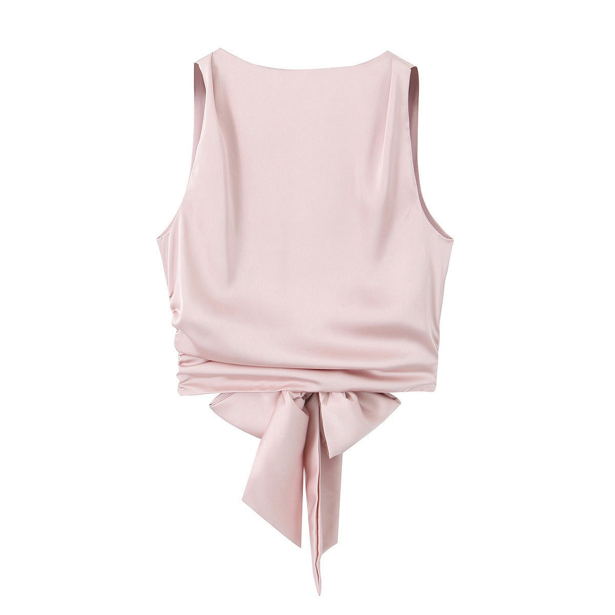 Sexy Backless Tie Back Cropped Top