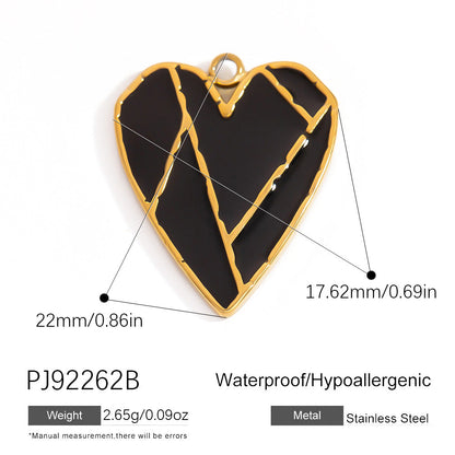 DIY Stainless Steel Shell Pendant Jewelry Trendy Fashion Necklace Bracelet Earrings