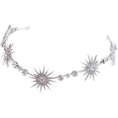 Minimalist Crown Headband Wedding Hair Accessory