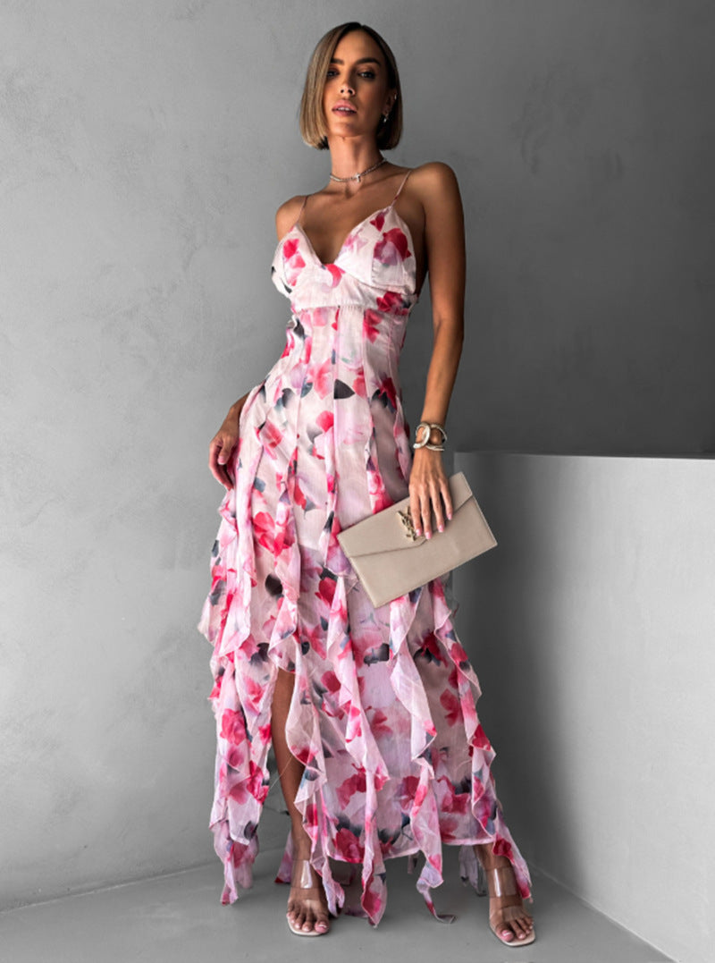 Fashionable Off-Shoulder Long Evening Dress With 3D Effect