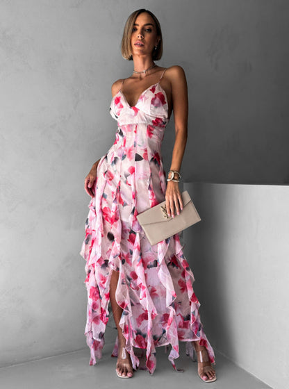 Fashionable Off-Shoulder Long Evening Dress With 3D Effect