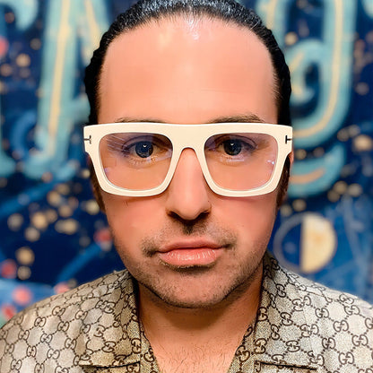 Trendy Large Frame Anti-Blue Light Glasses for Men and Women