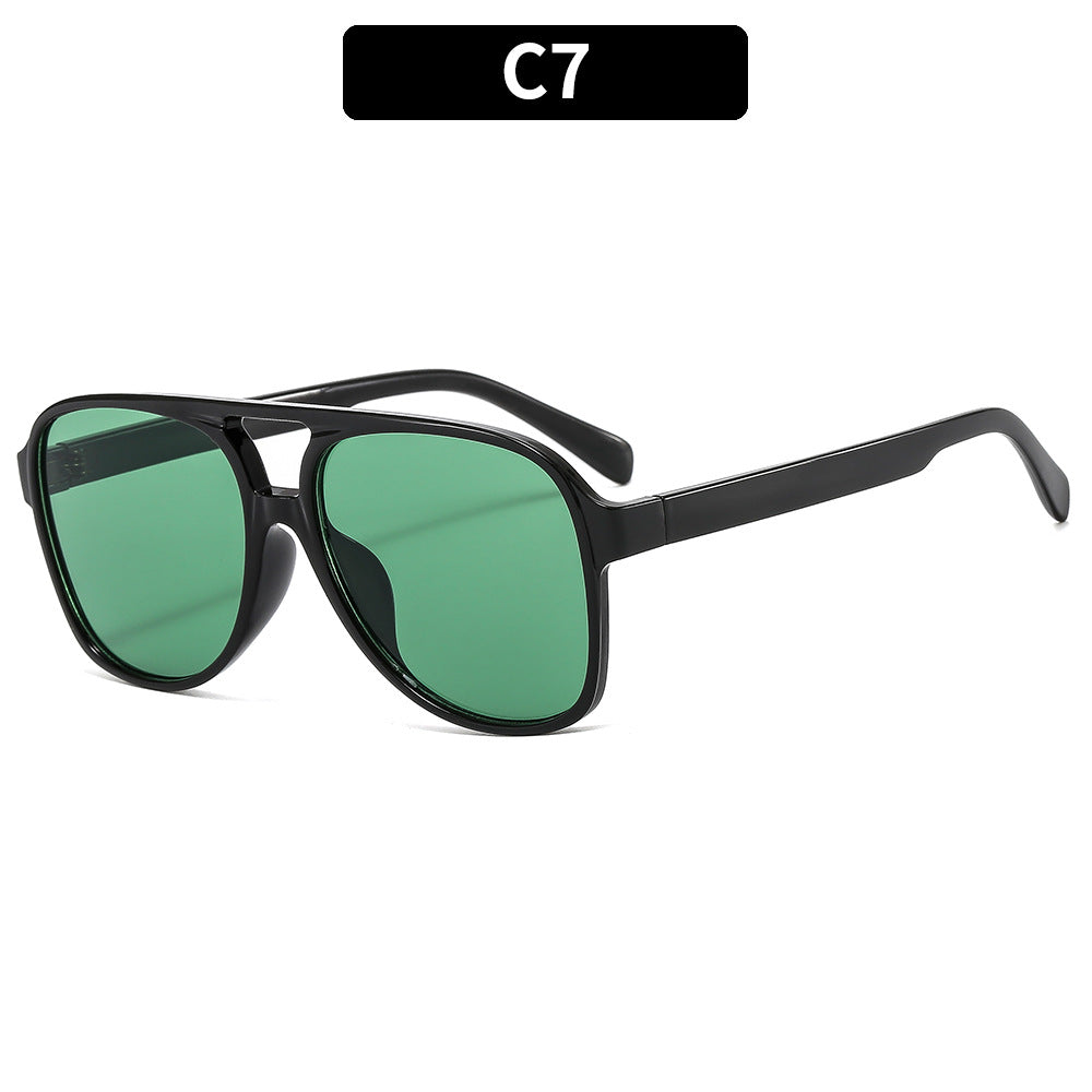 Trendy Retro Square Sunglasses with UV400 Protection