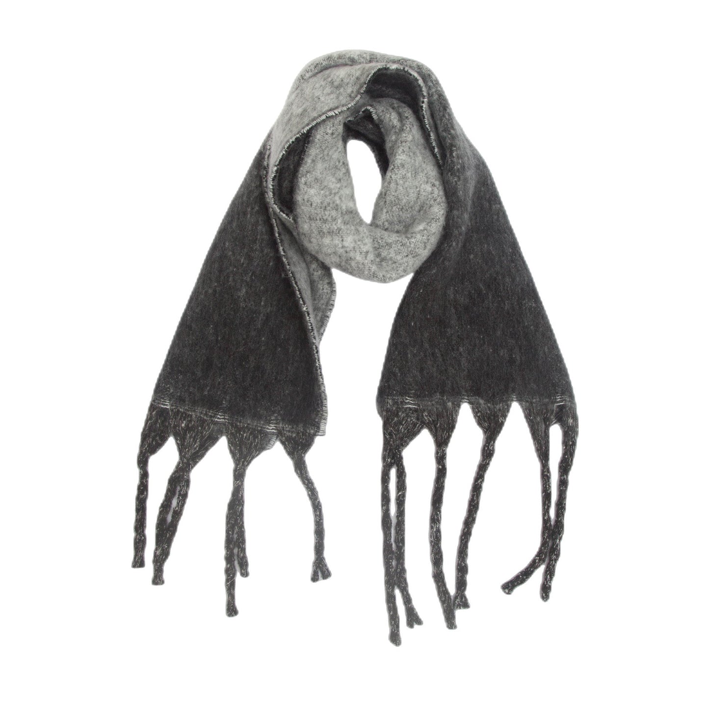 Gradient Color Tassel Scarves