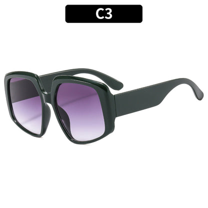 Trendy Oversized Oval Sunglasses for Women