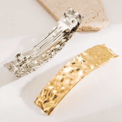 Geometric Style Metal Spring Hair Clips for Women