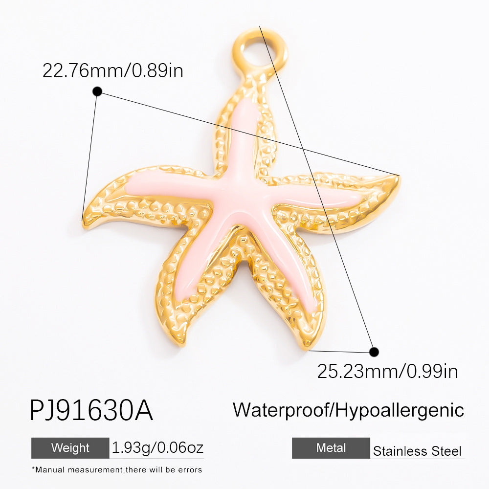 Minimalist DIY Jewelry Accessories Stainless Steel Necklace Pendant