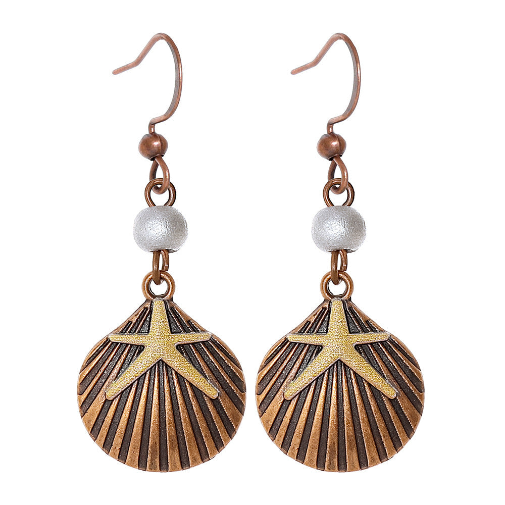 Vintage Bohemian Tassel Earrings with Hollow Design