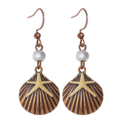 Vintage Bohemian Tassel Earrings with Hollow Design
