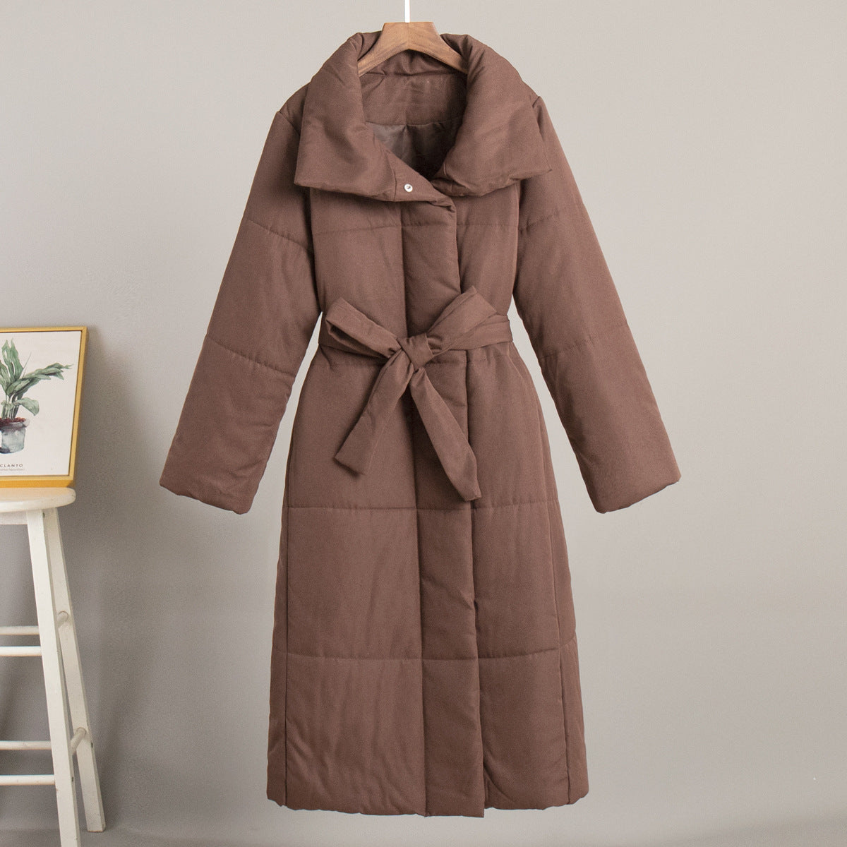 Long Padded Coat Casual Street Style