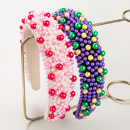 Baroque Pearl Headband Handmade Cute Hair Accessory