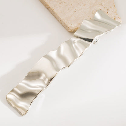 Geometric Style Metal Spring Hair Clips for Women