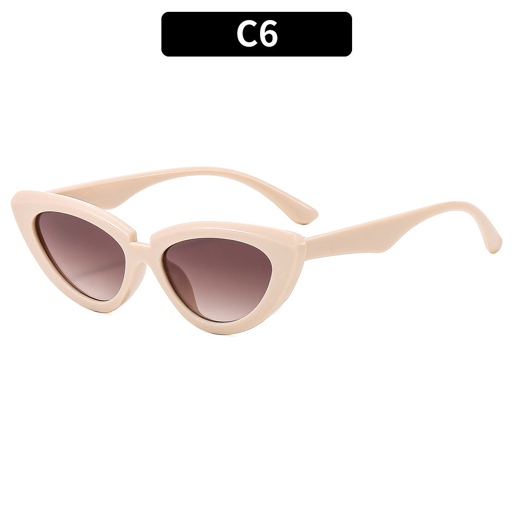 Trendy Women's Cat Eye Sunglasses UV400 Protection for Outdoor Activities