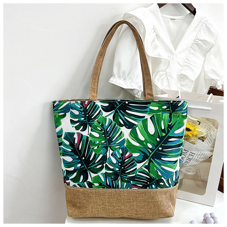 Fashion Canvas Tote Bag Artistic Shoulder Bag