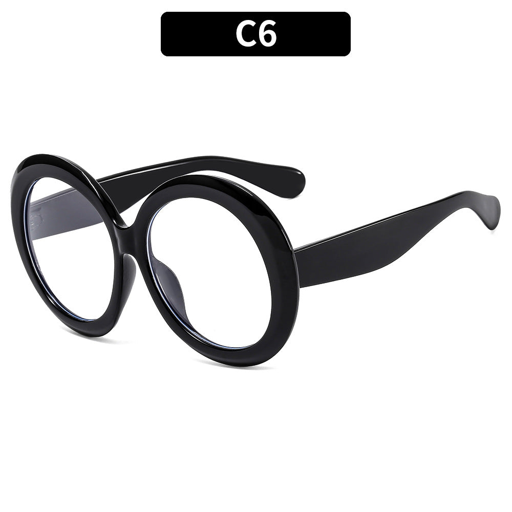 Round Frame UV400 Sunglasses Stylish Retro Fashion