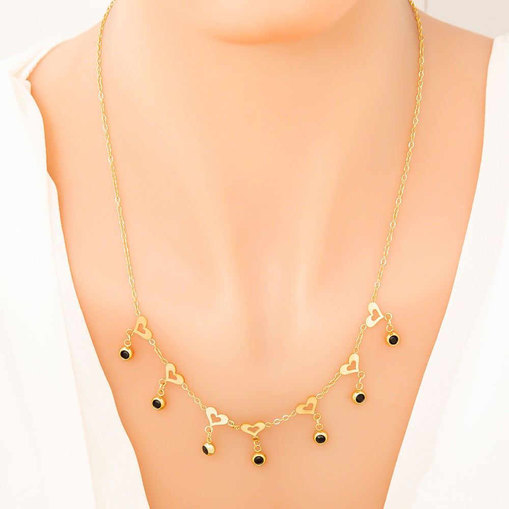 Geometric Design Stainless Steel Necklace for Women