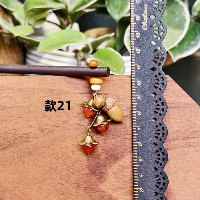 Vintage Leaf Hairpin Handmade Alloy Hair Accessories
