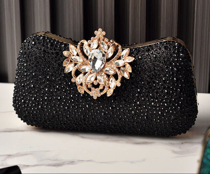 Luxury Rhinestone Evening Clutch Bag for Women