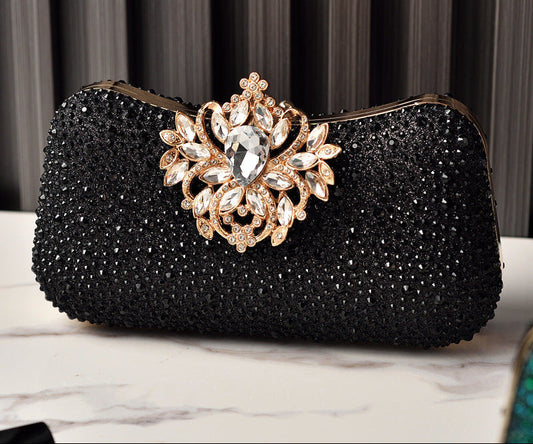 Luxury Rhinestone Evening Clutch Bag for Women