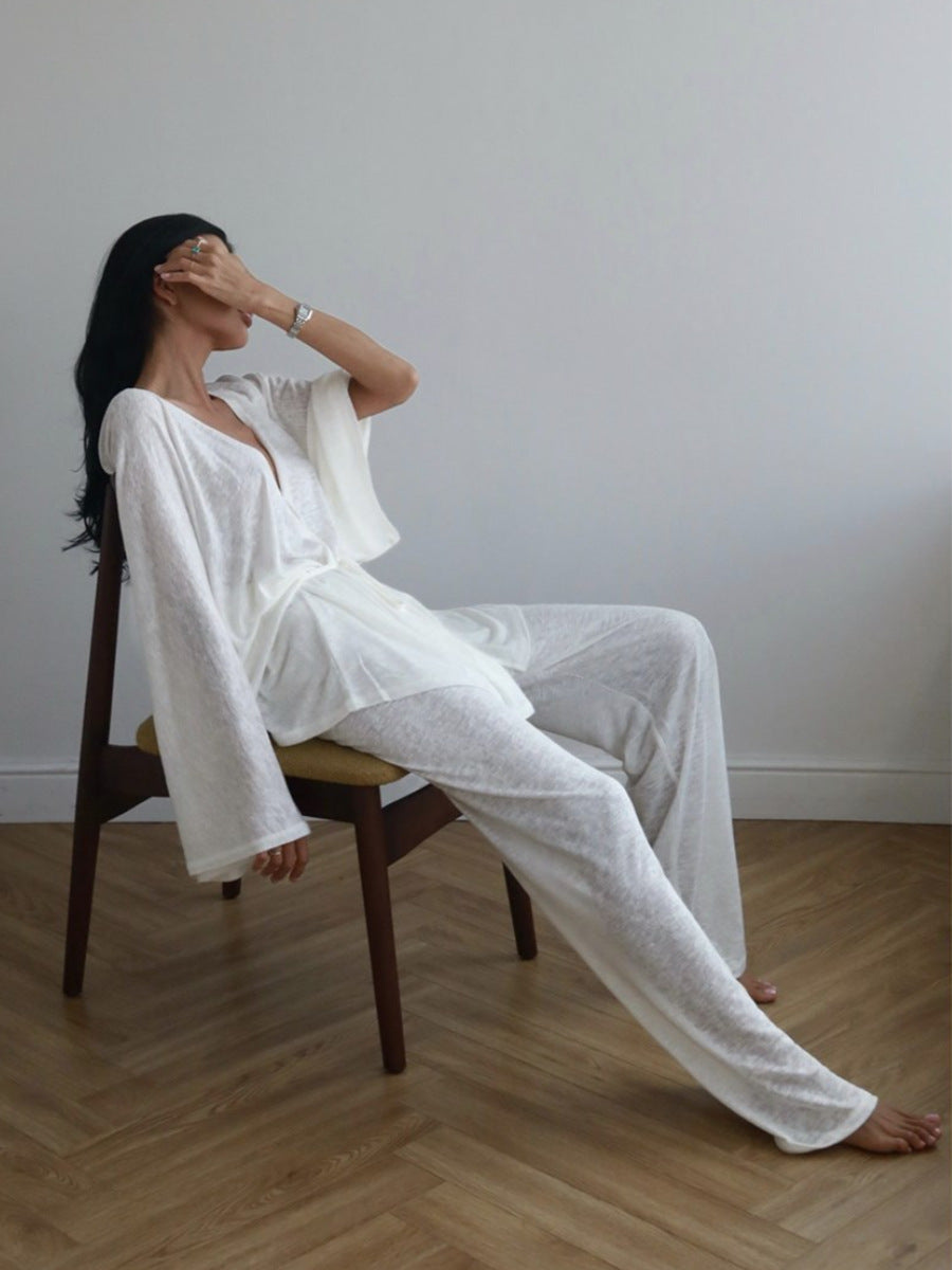 Lazy Style Modal Pajama Set for Women - Cozy Casual Loungewear