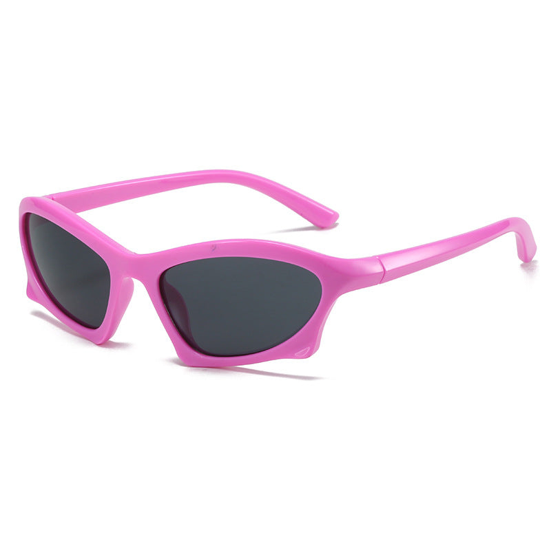 Geometric Retro Sunglasses Stylish Full Frame UV400 Protection