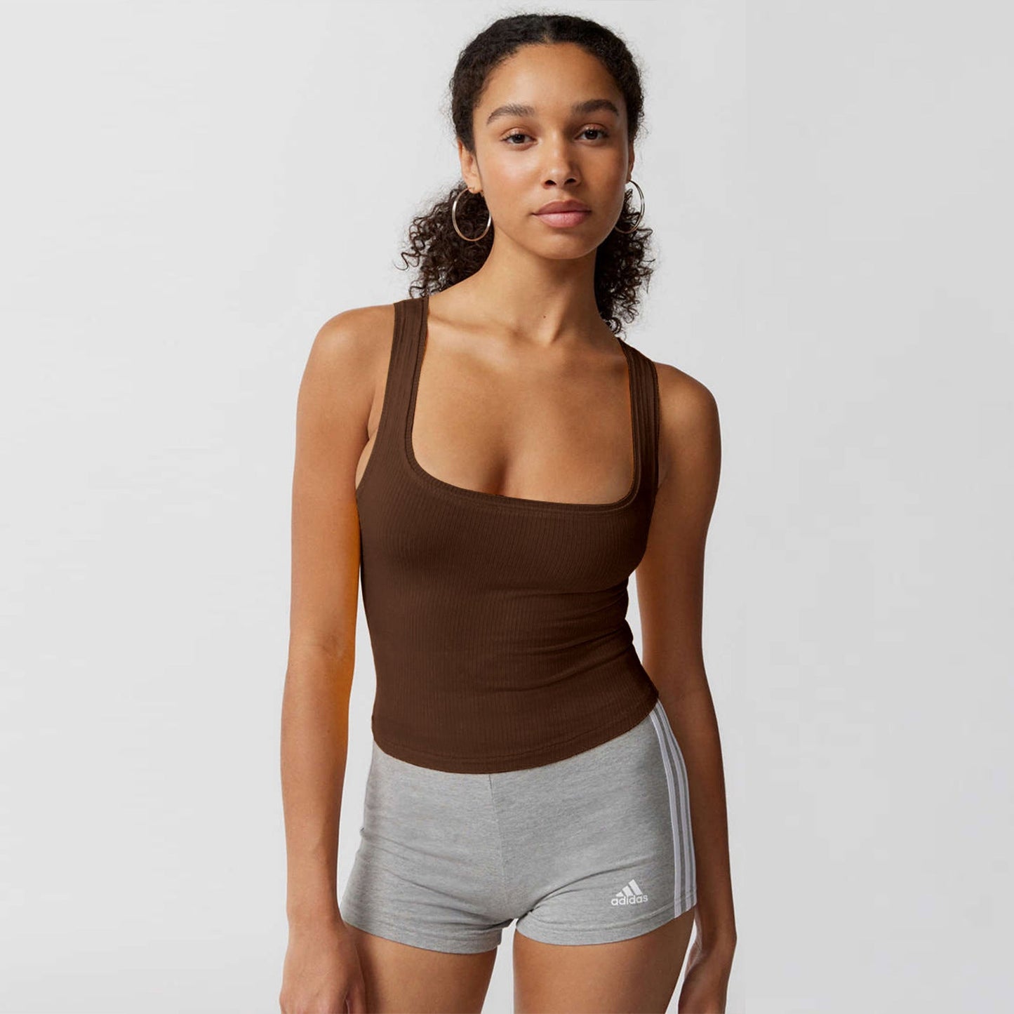 Women's Y2K Style Slim-Fit Solid Color Tank Top