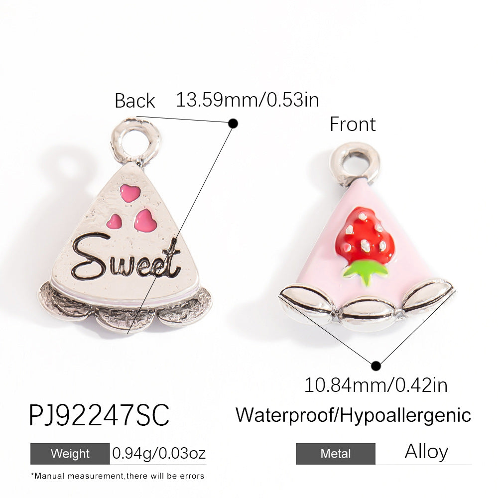 Stainless Steel DIY Jewelry Accessories Cute Charm Pendant