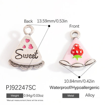 Stainless Steel DIY Jewelry Accessories Cute Charm Pendant