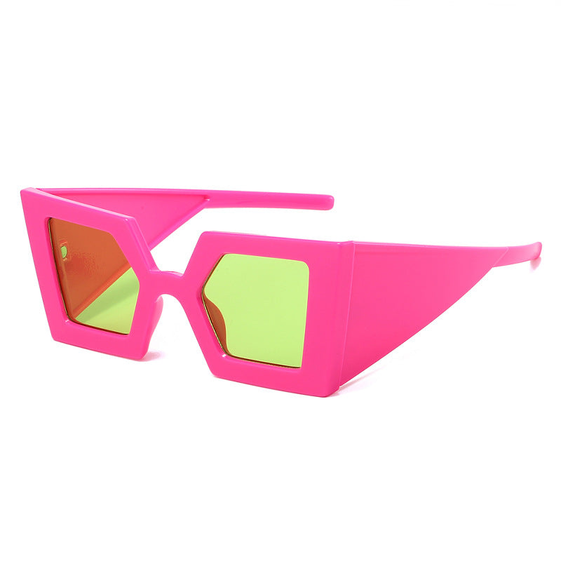 Trendy Fashion Oversized Sunglasses for Outdoor Activities