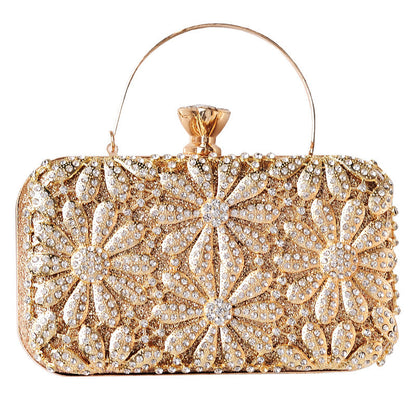Fashionable Evening Clutch with Rhinestones