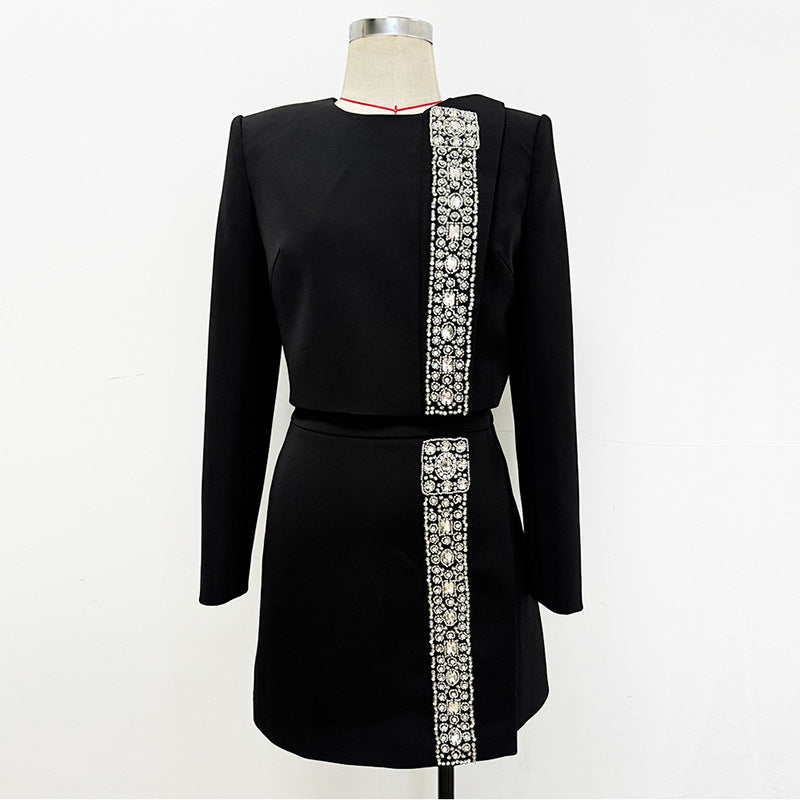 Sequin Embellished Top and Mini Skirt Set