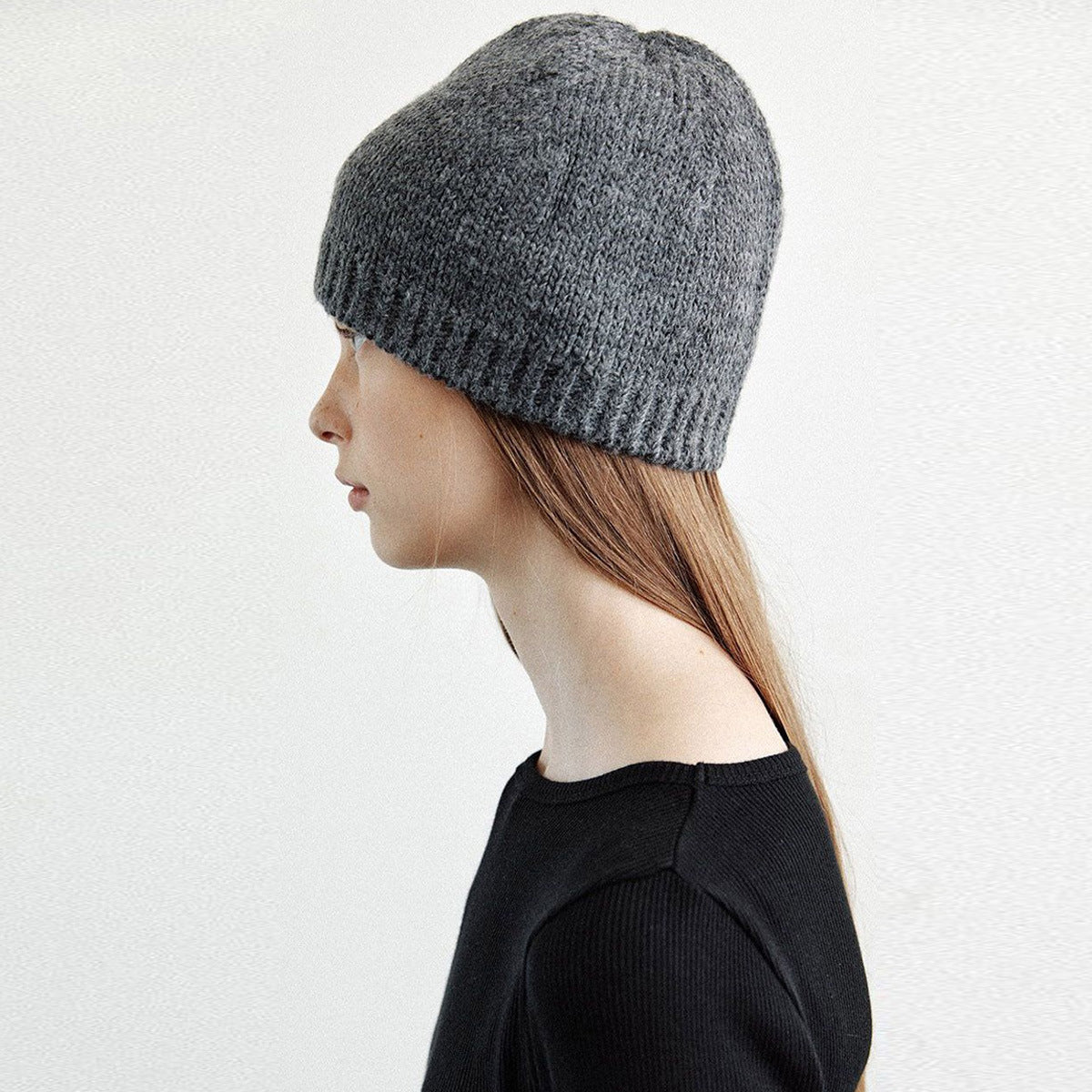 Winter Wool Beanie Hat for Women Soft and Warm