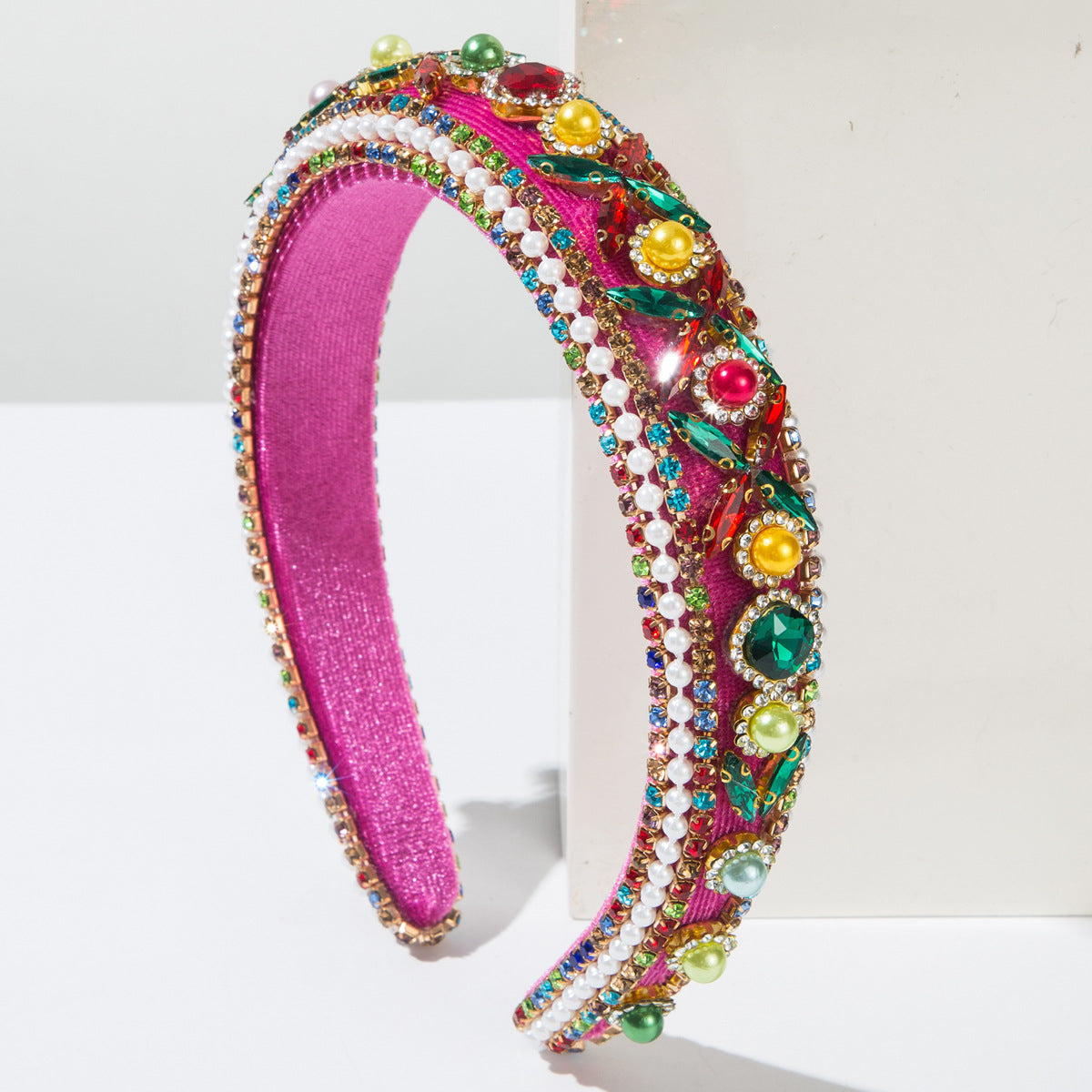 Baroque Vintage Wide Headband Elegant Hair Accessory
