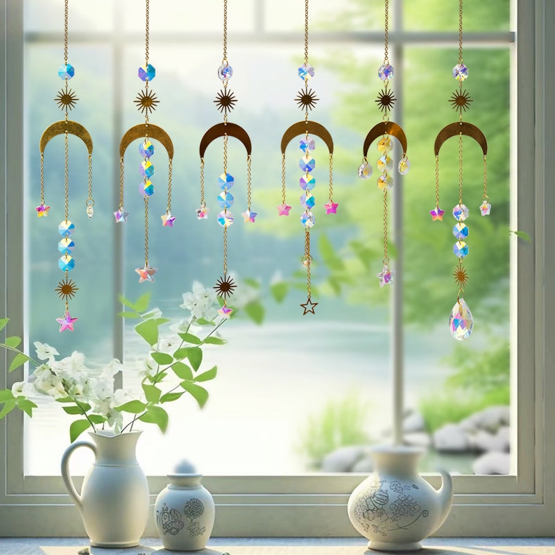Window Colorful Hanging Crystal Decoration