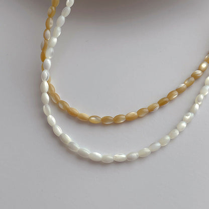 Trendy Solid Color Bead Choker Necklace