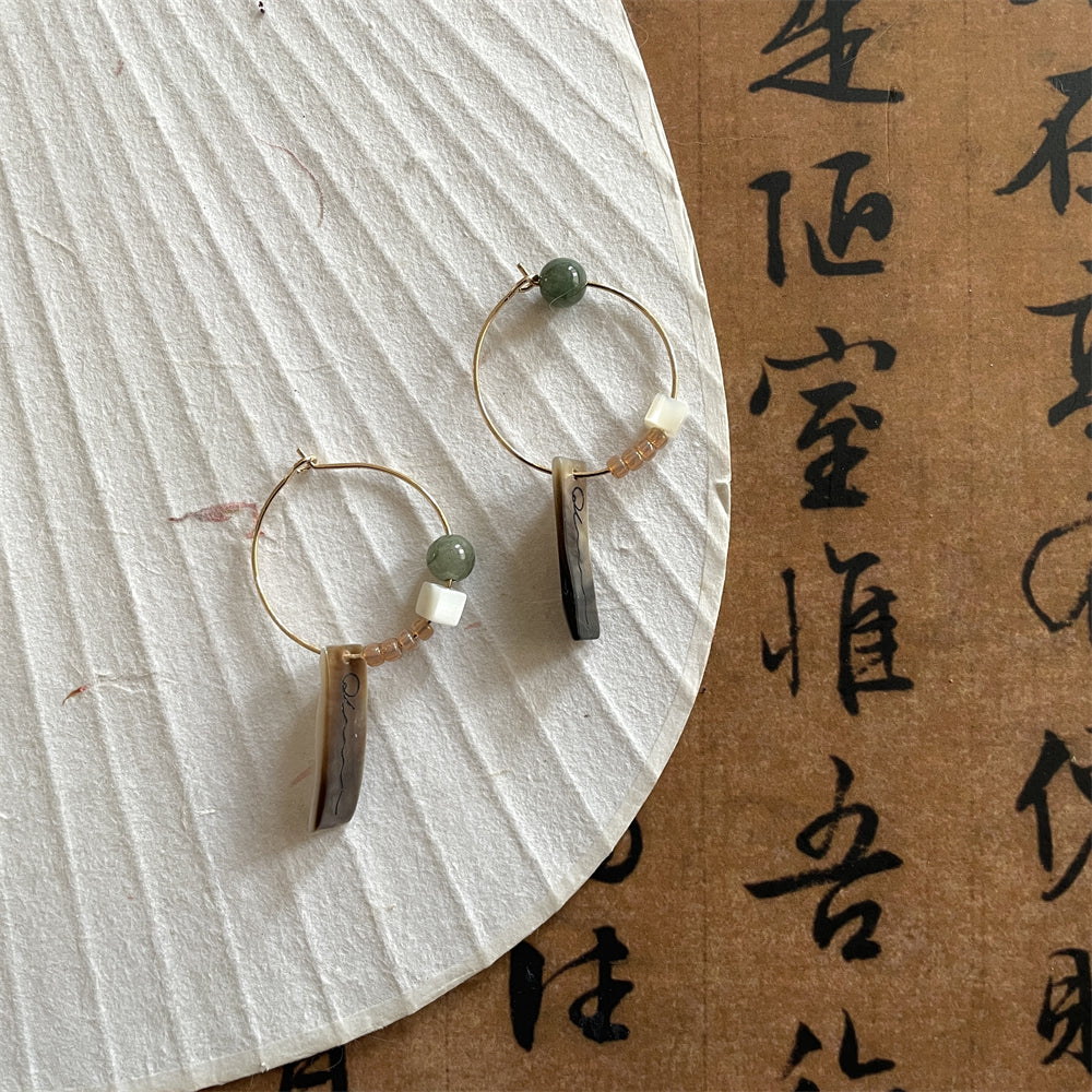 Earring Design Sense Temperament, High-Grade Vintage Earrings, Antique Style Earrings