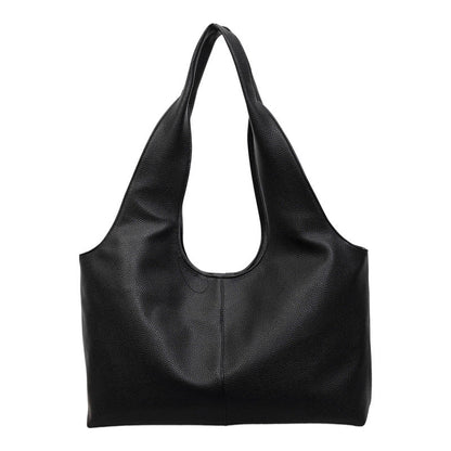 Trendy Color-Block Design Women's Tote Bag Casual Large Capacity Shoulder Bag