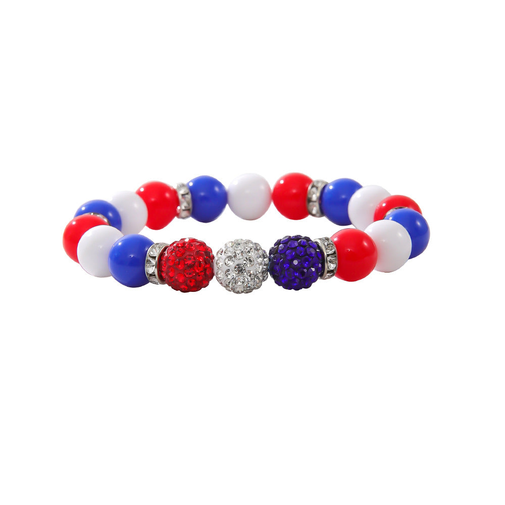 Stylish Star Pendant Love Beaded Bracelet