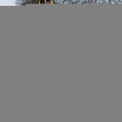 Vintage Leather Strap Gold Tone Quartz Watch