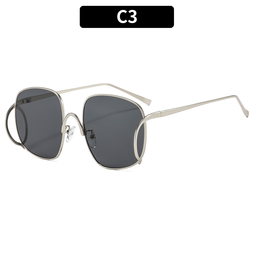 Fashionable Punk Style Oversized Sunglasses for Parties