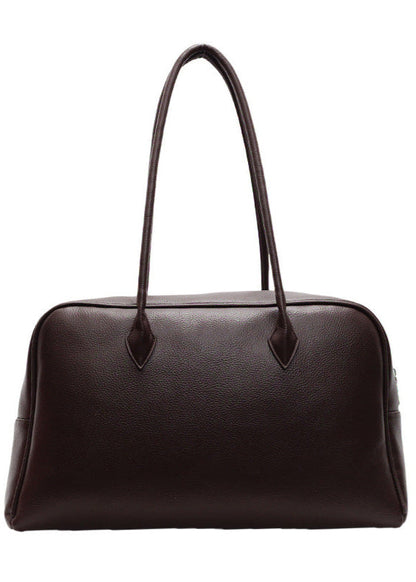 Structured Shoulder Bag Premium PU Leather