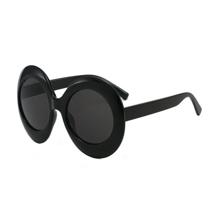 Oversized Oval Sunglasses Stylish Hip-Hop Alien Shades
