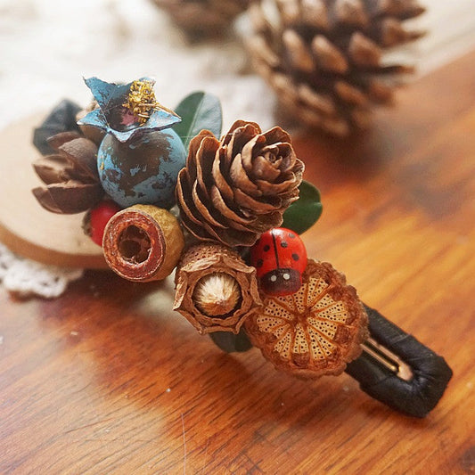 Vintage Floral Hair Clips Sweet Girl Hair Accessories