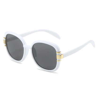 Trendy Oval Sunglasses Fashionable Street Style Sunglasses