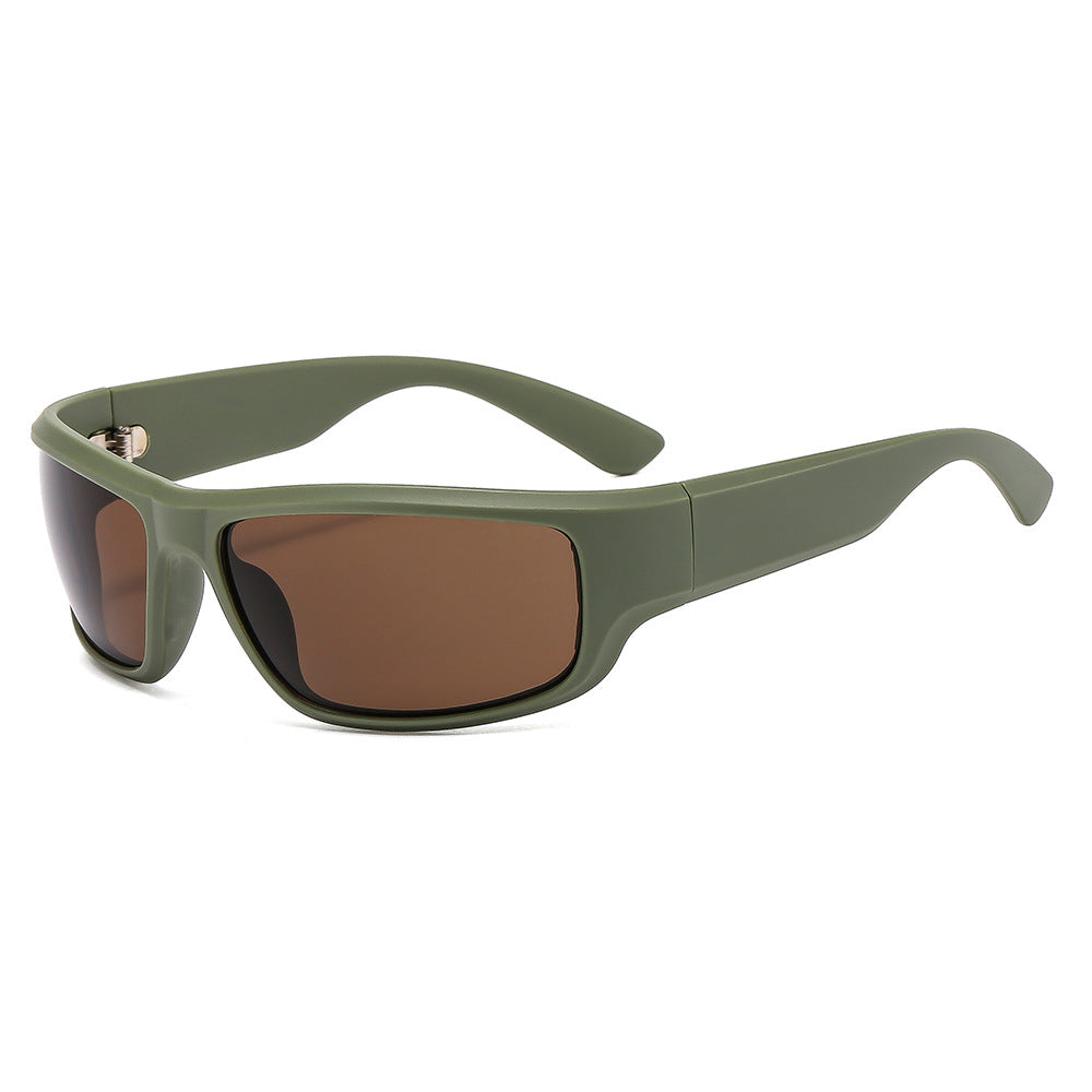 Y2K Stylish Oval Sunglasses Futuristic Fashion Shades