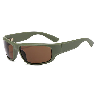 Y2K Stylish Oval Sunglasses Futuristic Fashion Shades