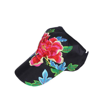 Tibet Embroidered National Style Hat Retro Flower Design Classical Fashion Street Cap