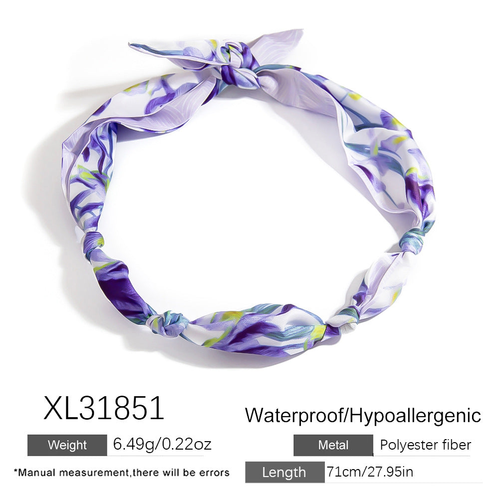 Stylish Floral Stainless Steel Necklace for Women