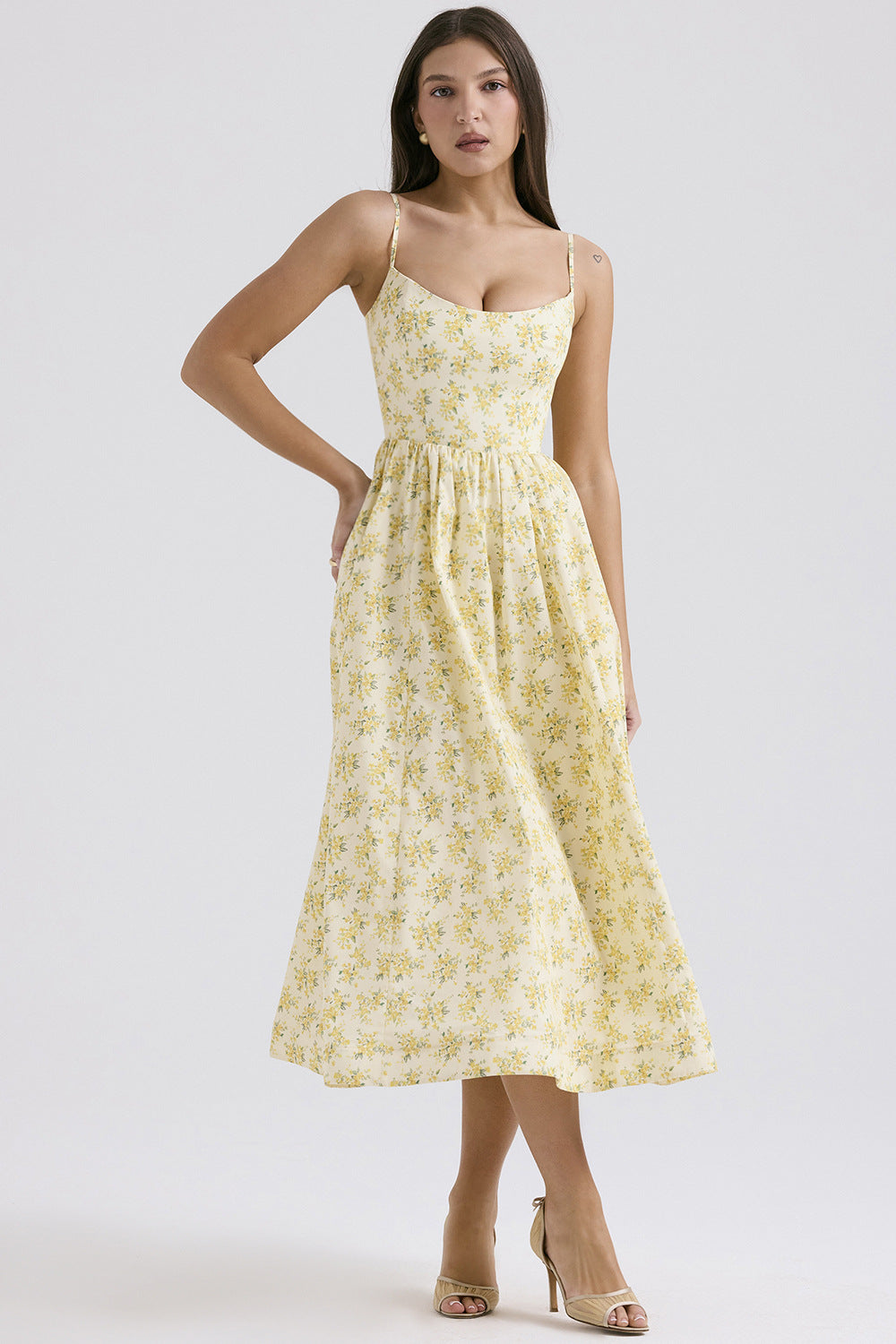Sexy Slim A Line Spaghetti Dress