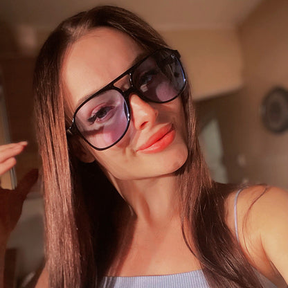 Trendy Retro Square Sunglasses with UV400 Protection